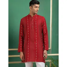 TATTVA Men Thread Work Kurta-picture-28