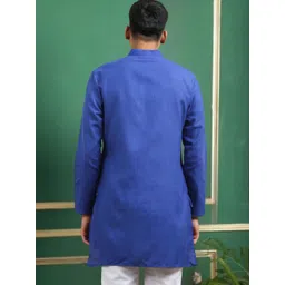 TATTVA Men Thread Work Kurta image 5