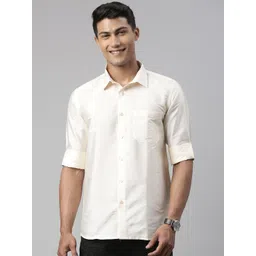 TATTVA Men White Slim Fit Casual Shirt-picture-13