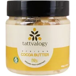 Tattvalogy African Cocoa Butter | Organic, Raw & Unrefined | Moisturizer | For Body Lotion, Stretch Marks, Lip Balms, DIY Creams & Moisturizer | Ideal For Men & Woman | In Plastic Jar - 100 GM-picture-13