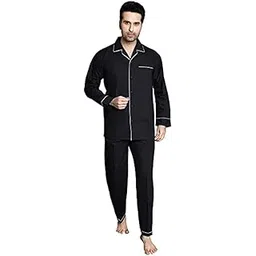 tatwam Men's Cotton Solid Night Suit-picture-23