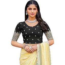 Tauras Embroidery Designer Blouse for Women Gulabo Print Designer Blouse for Women-picture-15