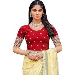 Tauras Embroidery Designer Blouse for Women Gulabo Print Designer Blouse for Women-picture-33