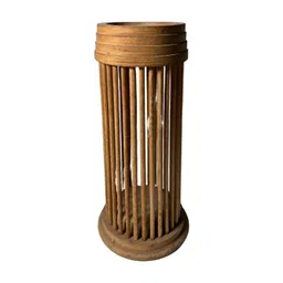 Taurrus Brown Wooden Bed-side Table-picture-13