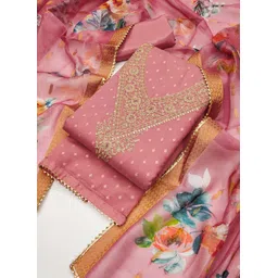 tavas Unstitched Chanderi Salwar Suit Material Embroidered-picture-23