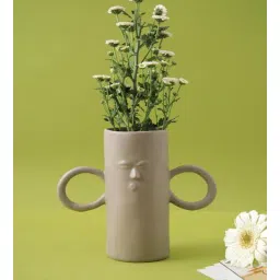 Beige Ceramic Vase by Tayhaa-picture-12