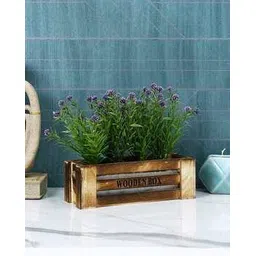 tayhaa Artificial Flower Plant with Wooden Box-picture-17