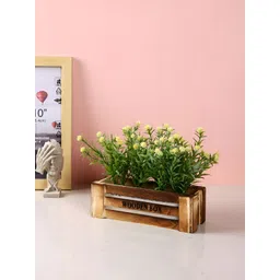 TAYHAA Beige 1 Pieces Succulent Artificial Plant With Pot-picture-42