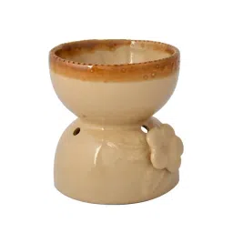 Tayhaa Beige Ceramic Elegant Floral Oil Diffuser image 4