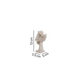 TAYHAA Beige Figurine Showpiece image 5