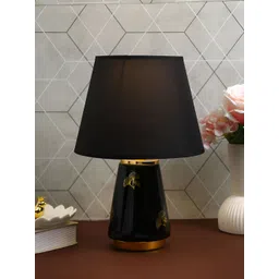TAYHAA Black Ceramic Quirky Frusturical Shaped Table Lamp-picture-20