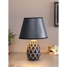 TAYHAA Black Solid Bedside Standard Table Lamp-image-28