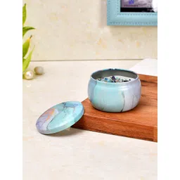 TAYHAA Blue & Pink Serenity Essential Candle Jar With Lid-picture-34