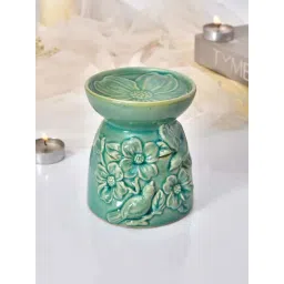 Tayhaa Blue Ceramic Floral Serenity Oil Diffuser image 1