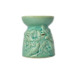 Tayhaa Blue Ceramic Floral Serenity Oil Diffuser image 3