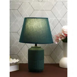 TAYHAA Blue Ceramic Quirky Triangle Table Lamp-picture-27