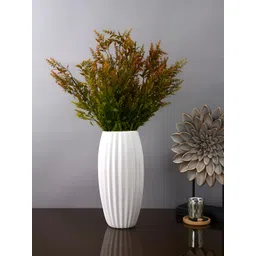 TAYHAA Brown & Green 2 Pieces Fern Sprays Artificial Flower-picture-18