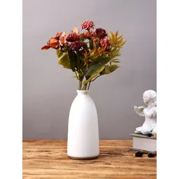 TAYHAA Burgundy & Green2 Pieces Mix Berry Bouquet Artificial Flower-picture-11