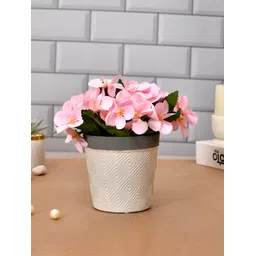 TAYHAA Cream Coloured & Grey Textured Ceramic Planter-picture-31