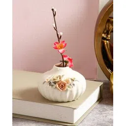 tayhaa Embellished Ceramic Flower Vase-picture-43