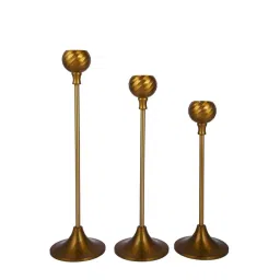 Tayhaa Gold Others Abstract Candle Holder-picture-10