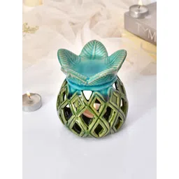 TAYHAA Green & Turquoise Blue Pineapple Shaped Ceramic Aroma Oil Diffuser-picture-34