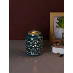 TAYHAA Grey & White Candle Holder-picture-16