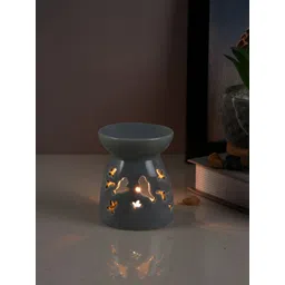 TAYHAA Grey Ceramic Delicate Bird & Butterfly Aroma Oil Burner-picture-10