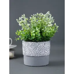 Tayhaa Grey Ceramic Indoor Planter-picture-25