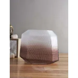 Tayhaa Maroon & White Glass Bud Vase-picture-12