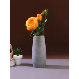 TAYHAA Orange 2 Pieces Rose Artificial Flower-picture-30