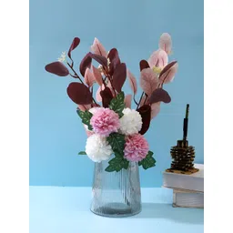 TAYHAA Pink 2 Pieces Artificial Flower-picture-33