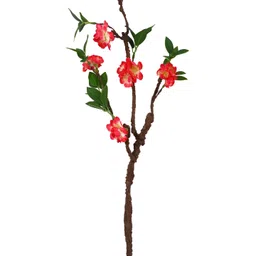 TAYHAA Red 1 Pieces Gardenia Artificial Flower image 3