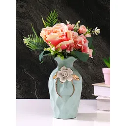 TAYHAA Red 2 Pieces Rose Artificial Flower-picture-16