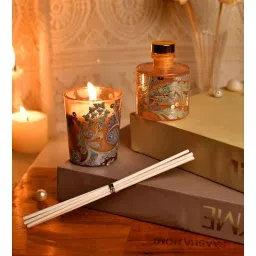 tayhaa Rose Pink Wax Candle & 4 Sticks-picture-14