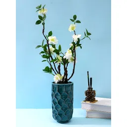 TAYHAA White 2 Pieces Gardenia Artificial Flower-picture-25