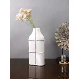 Tayhaa White Ceramic Flower Vase-picture-24
