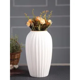 Tayhaa White Ceramic Vases-picture-37