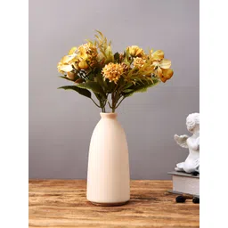 TAYHAA Yellow 2 Pieces Artificial Flower With Pot-picture-41