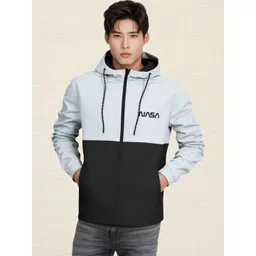 TAZO Men NASA Logo Colourblocked Windcheater Jacket-picture-15