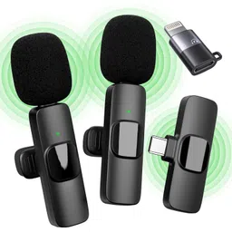 tazomi Wireless Lavalier Microphone for iPhone, Andriod Professional Video Recording Microphone-picture-17