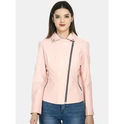 TBOJ Lapel Collar Lightweight Leather Jacket-picture-36