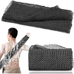 tcco enterprise African Net Long Bath Net Sponge,African Bathing Sponge,Body Exfoliating Long Net Shower Body Scrubber Back Scrubber Skin Smoother,Stretch Length To 66 Inch,Great For Daily Use-picture-32