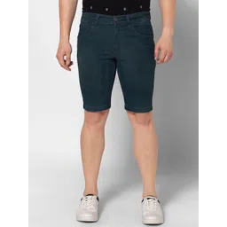 TCI Men Slim Fit Denim Denim Shorts-picture-42