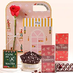 Teachers Day Rose N Chocolate Appreciation Gift-picture-17