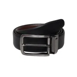 Teakwood Leathers Black & Brown Textured Leather Formal Reversible Belt-picture-47