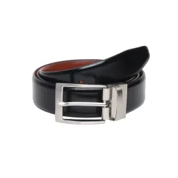 Teakwood Leathers Black & Tan Leather Formal Reversible Belt-picture-16