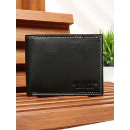 Teakwood Leathers Black Leather Bi-Fold Wallet-picture-35