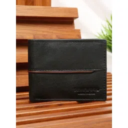 Teakwood Leathers Black Leather Bi-Fold Wallet-picture-36