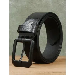 Teakwood Leathers Black Leather Solid Casual Belt-picture-32